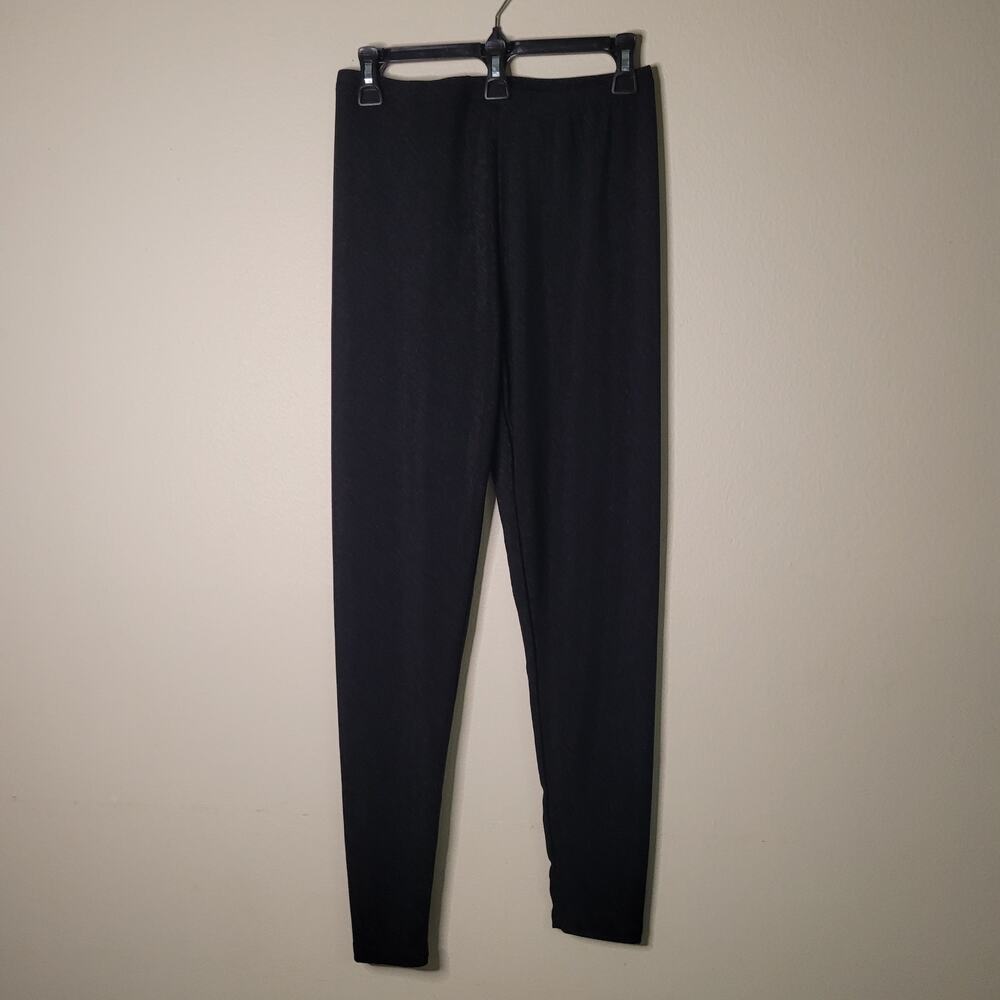 Shimmering Shein Black Sparkle Leggings - Size Large - New